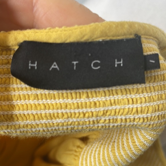 Hatch Maternity Top Blouse Smocked Gauzey Boho Sleeveless Sz S - Picture 7 of 9